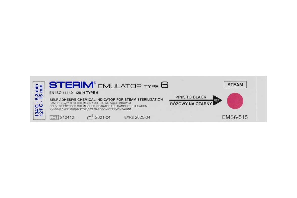 Тесты на стерилизацию Sterim, класс 6 EMS6-515