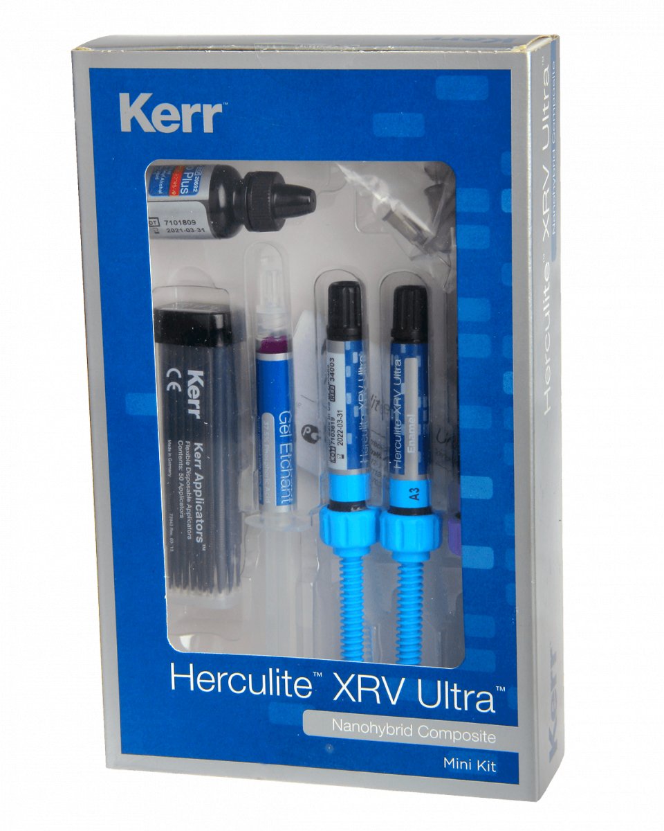 Набор Herculite XRV Ultra Mini, 3 x 4 г, Kerr