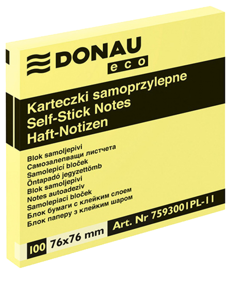 Стикеры самоклеящиеся 76 × 76 мм 100 шт.