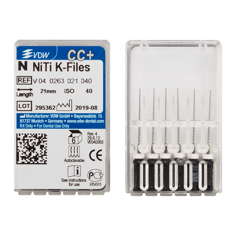 NiTi файлы K-Files 6 шт.