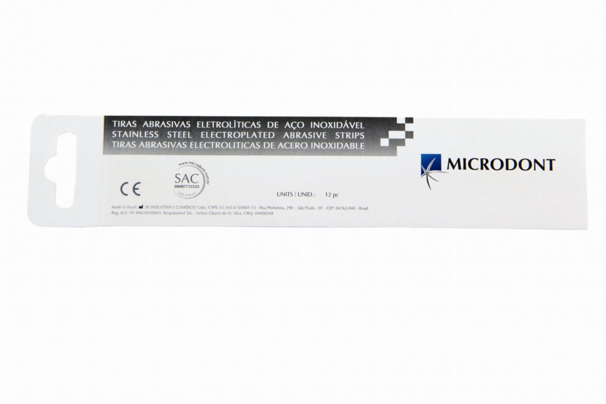Металлические абразивные полоски 12 шт. Microdont