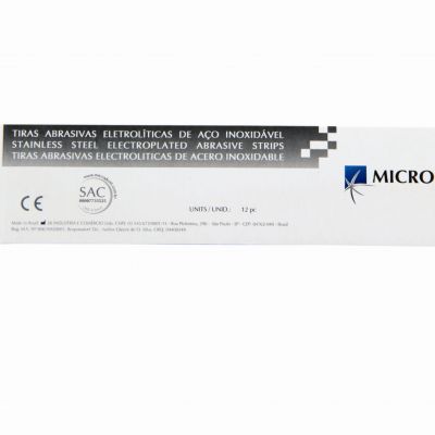 Металлические абразивные полоски 12 шт. Microdont