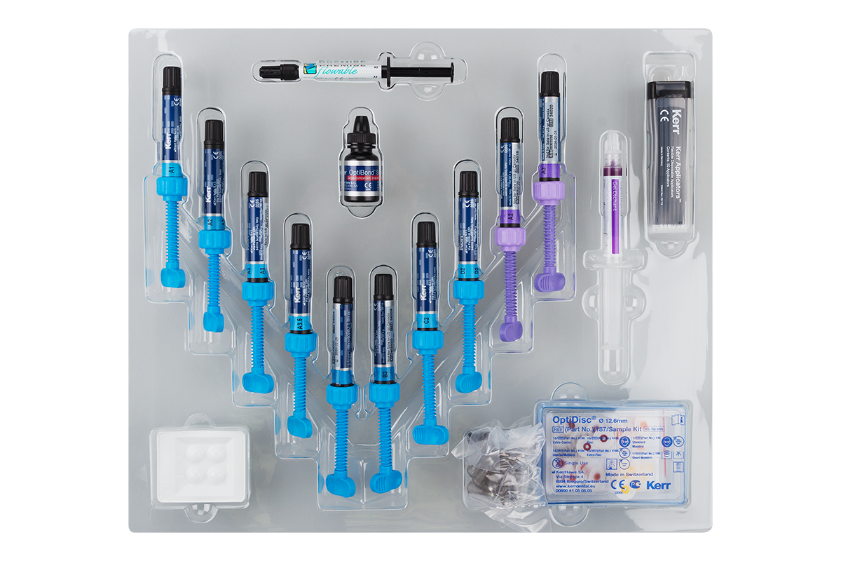 Набор Herculite XRV Ultra Standard (10 x 4 г + OptiBond Solo Plus 5 мл) Kerr
