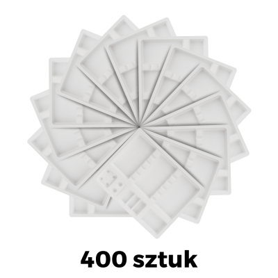 Стоматологические лотки белые 400 шт. Hygomed