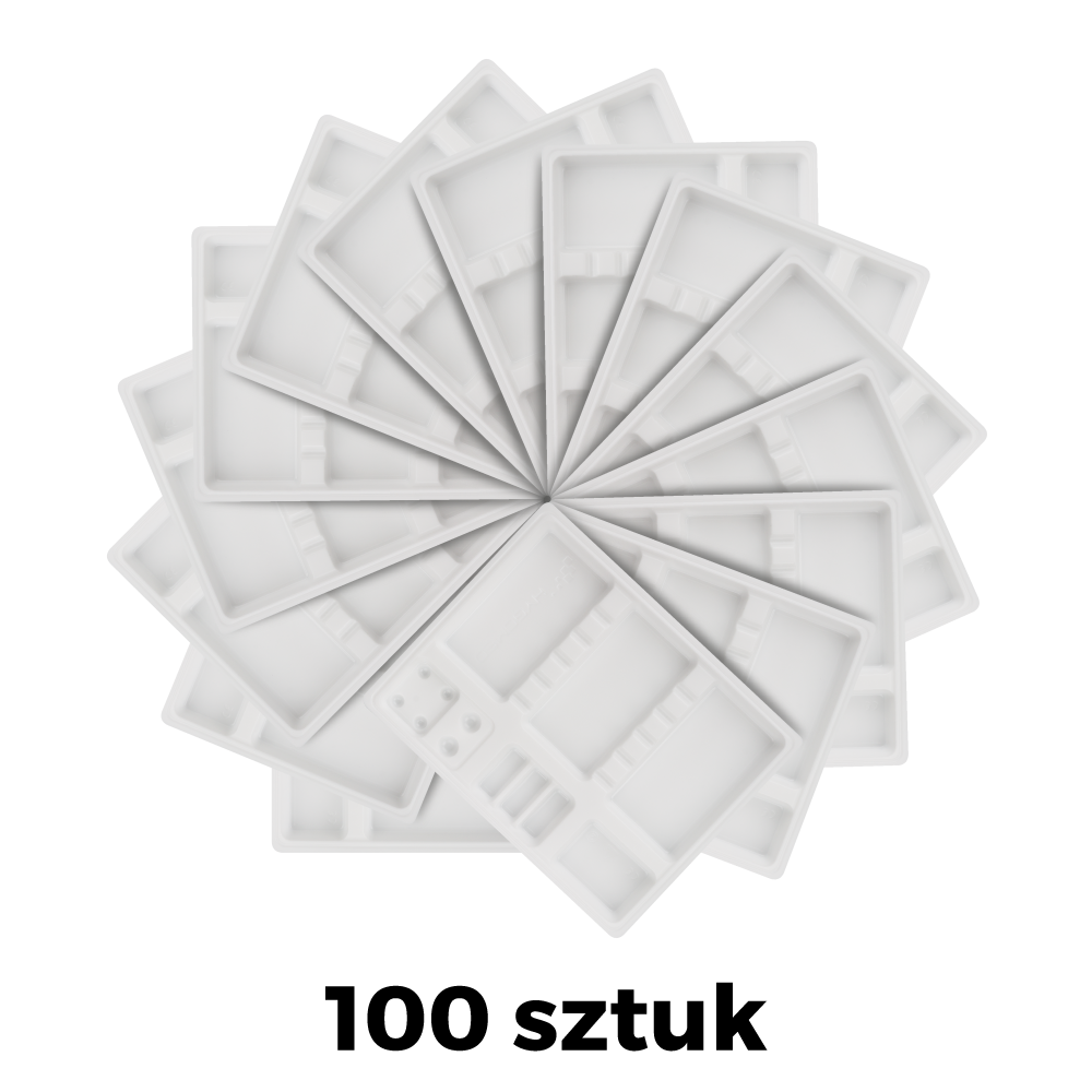 HYGOMED белые зубные лотки 100 шт.