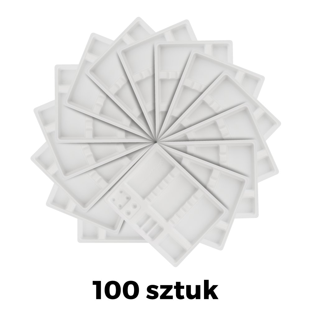 Стоматологические лотки белые 100 шт. Hygomed