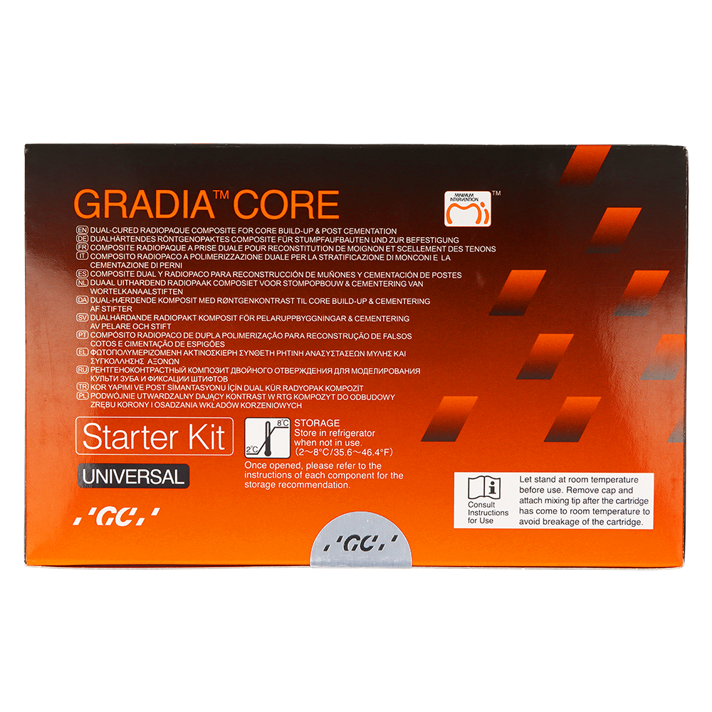 Стартовый набор Gradia Core 20 г + 5 мл + 3 мл GC