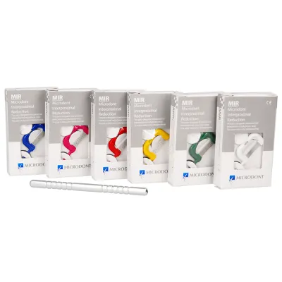 Kit Prime MIR межзубные абразивные полоски 6 шт. + Ручка Microdont — фото 2