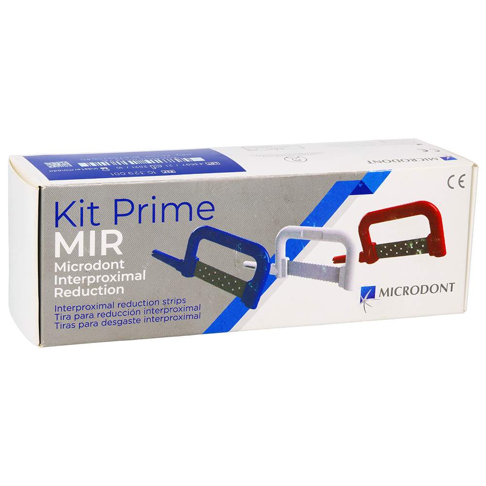 Комплект межзубных абразивных полосок Prime MIR 6 шт + насадка Microdont.