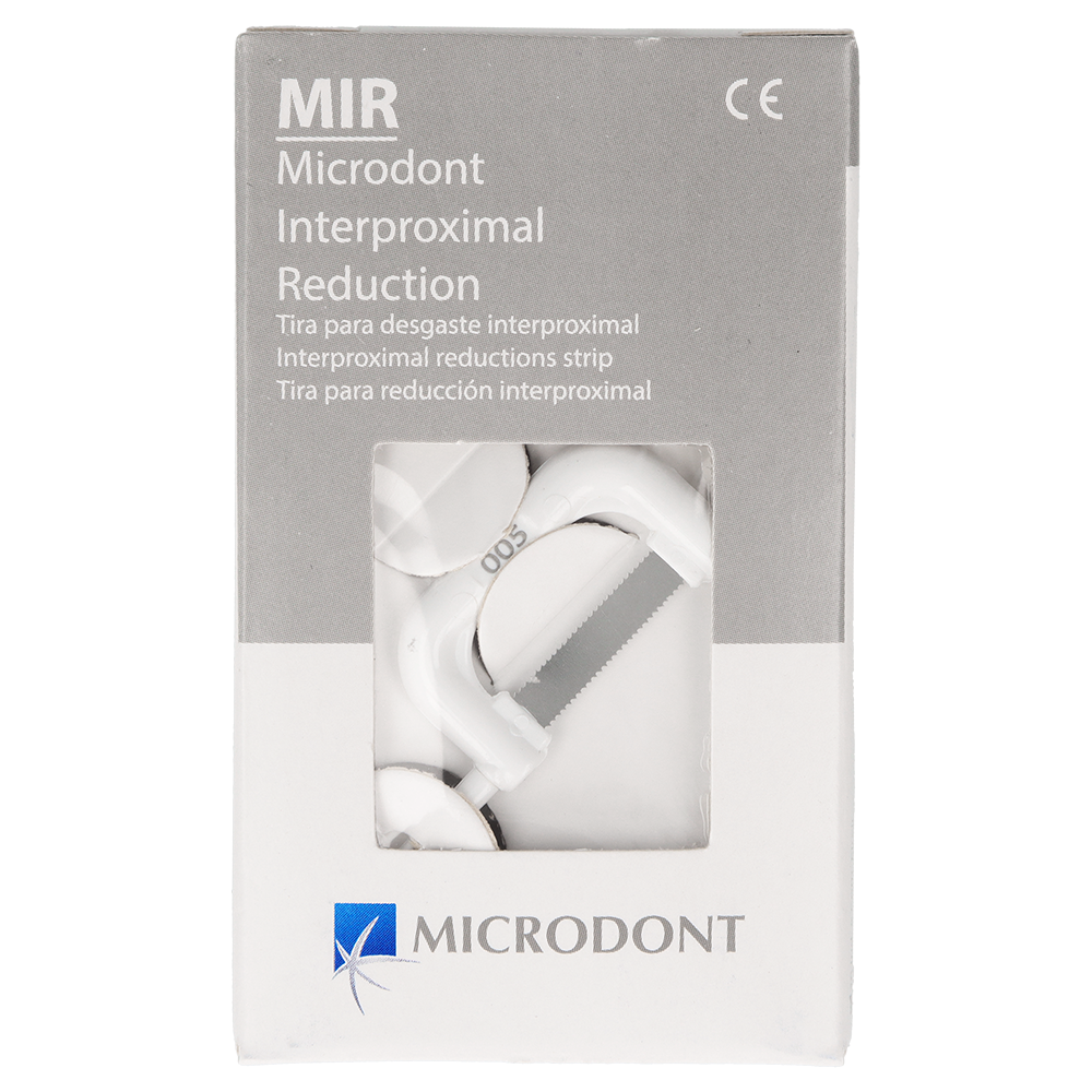 Комплект межзубных абразивных полосок Prime MIR 6 шт + насадка Microdont.