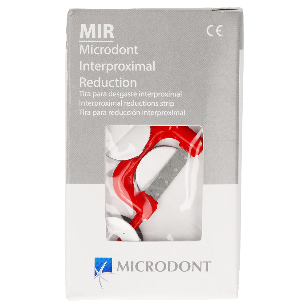 Комплект межзубных абразивных полосок Prime MIR 6 шт + насадка Microdont.