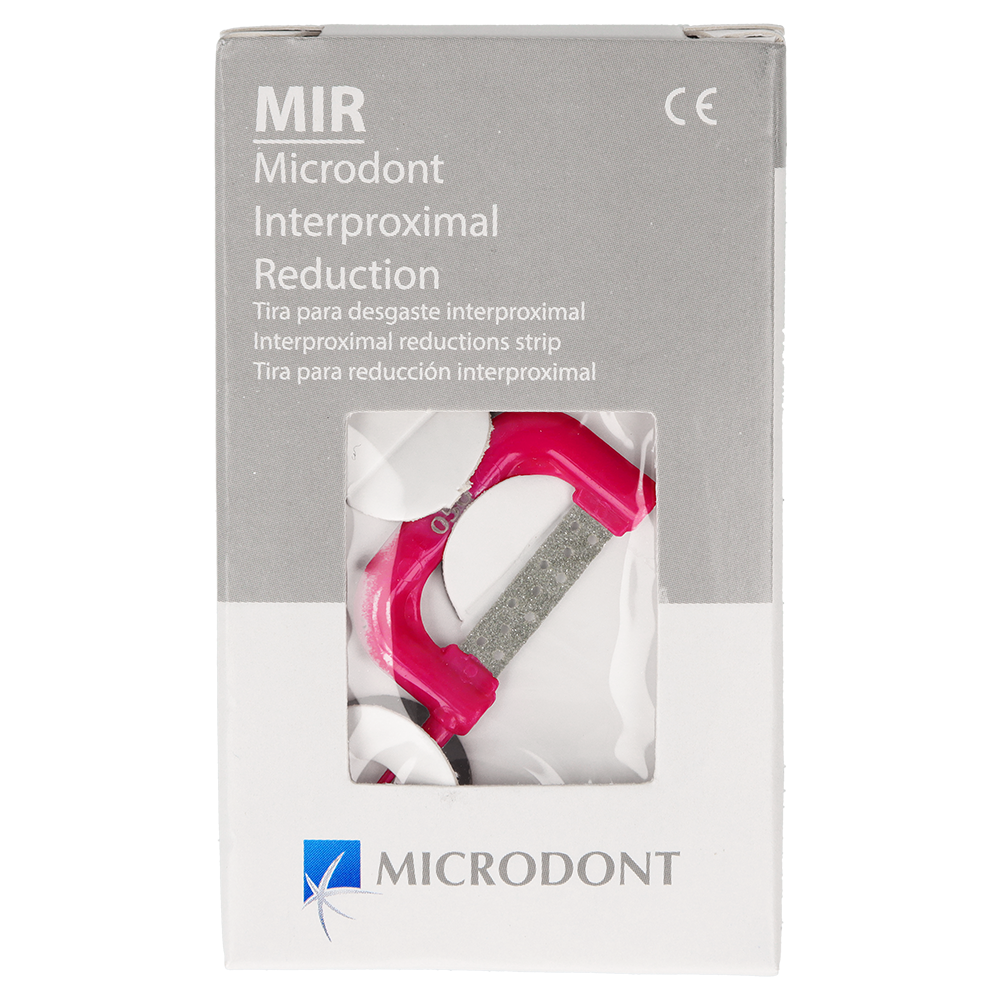 Комплект межзубных абразивных полосок Prime MIR 6 шт + насадка Microdont.