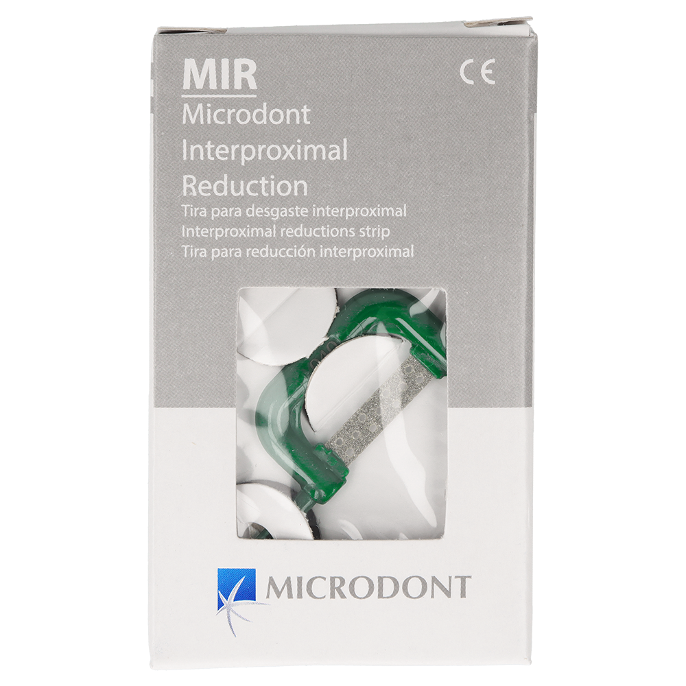 Комплект межзубных абразивных полосок Prime MIR 6 шт + насадка Microdont.