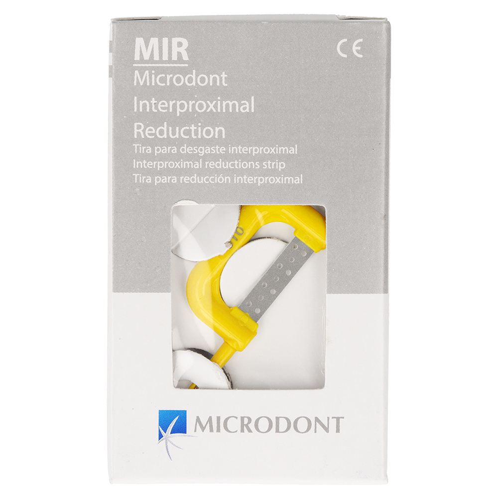 Комплект межзубных абразивных полосок Prime MIR 6 шт + насадка Microdont.