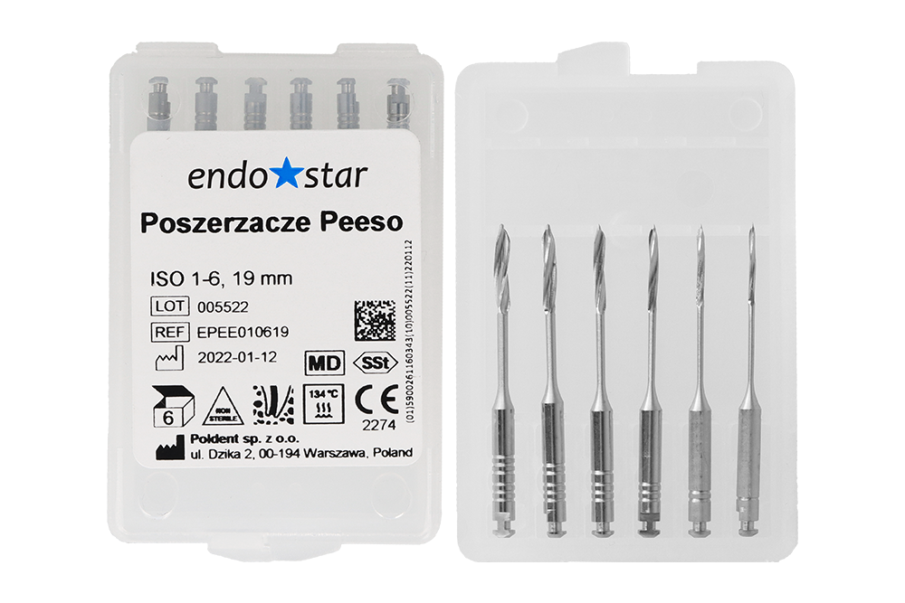 Расширители Peeso 6 шт. Endostar