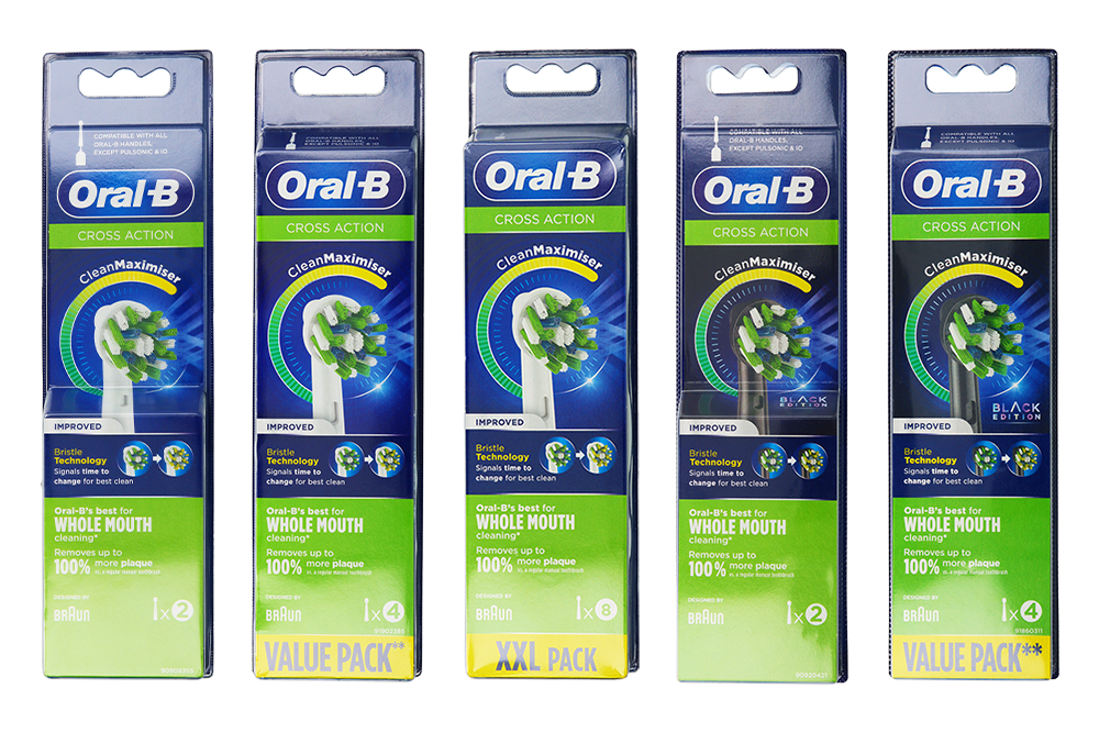 Насадки для зубных щеток Oral-B Cross Action