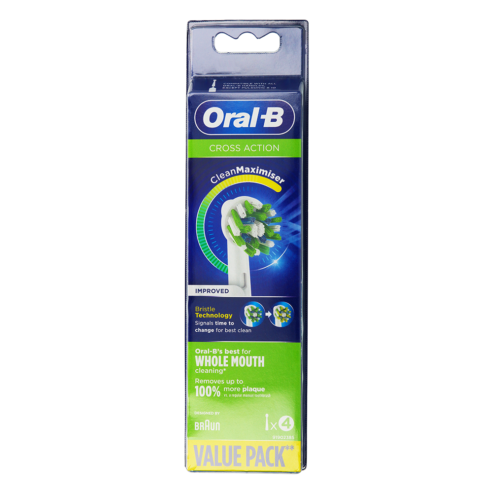 Насадки для зубных щеток Oral-B Cross Action