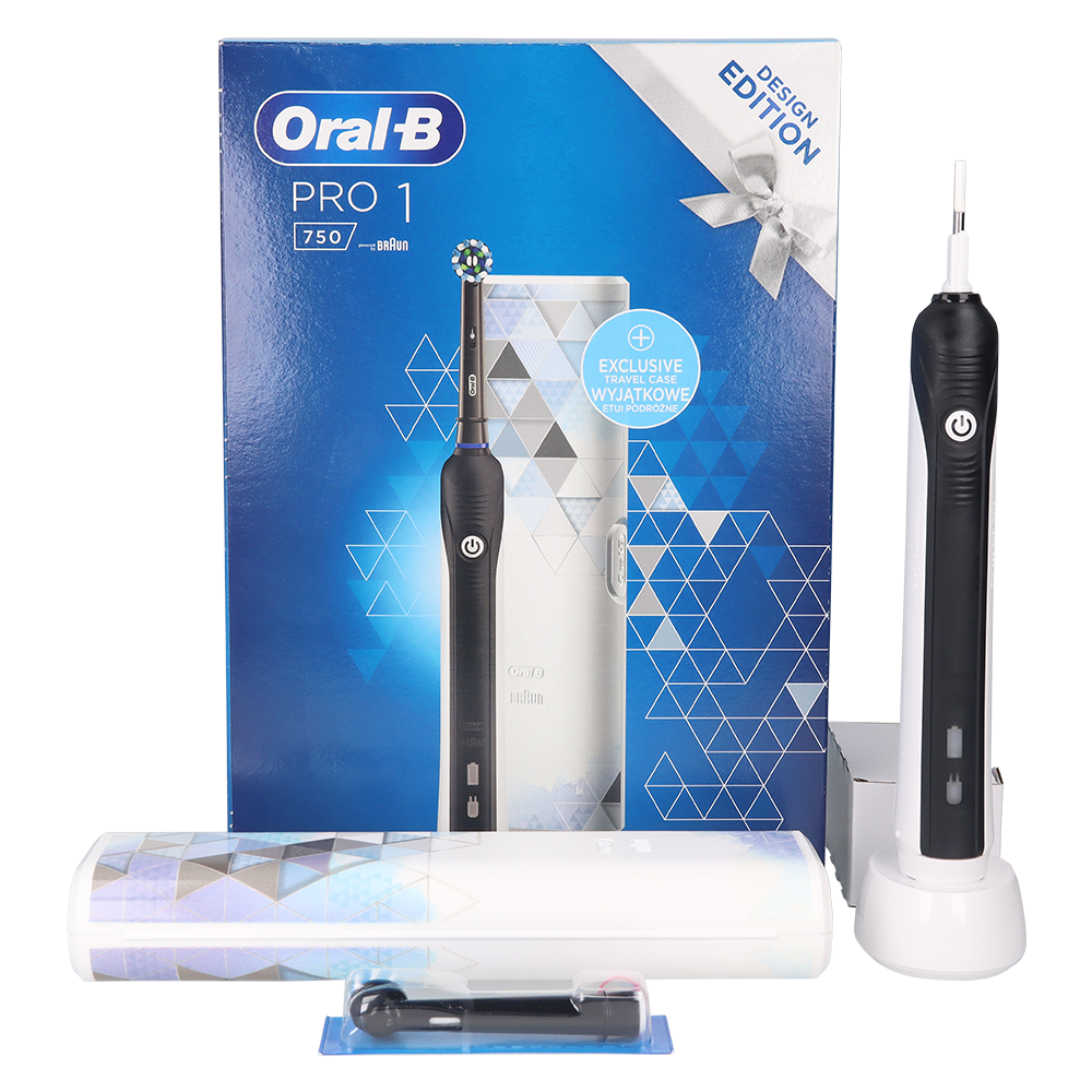 Электрическая зубная щетка PRO 1 750 + дорожный футляр Oral-B