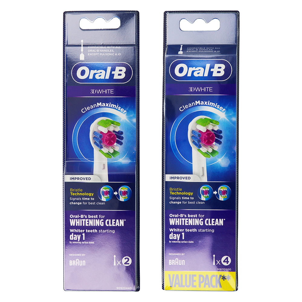 Насадки для зубных щеток Oral-B 3D White