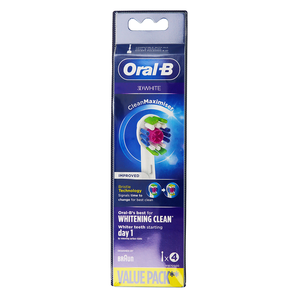 Насадки для зубных щеток Oral-B 3D White