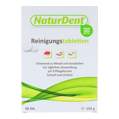 NaturDent таблетки для чистки зубных протезов 48 шт. DentAid — фото 3