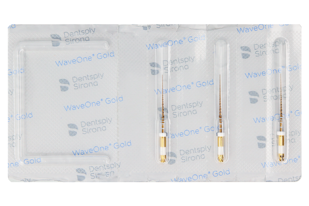 Файлы WaveOne Gold Glider 3 шт. Dentsply Sirona.
