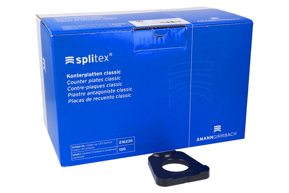 Пластины для артикулятора Artex в системе Splitex 100 шт. Amann Girrbach