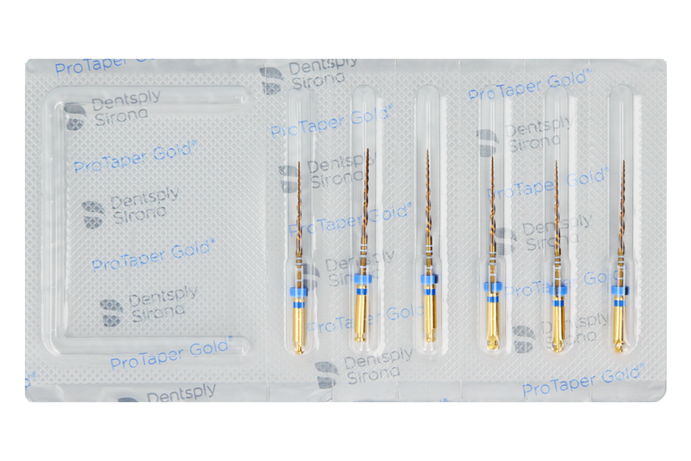 Файлы ProTaper Gold 6 шт. Dentsply Sirona.