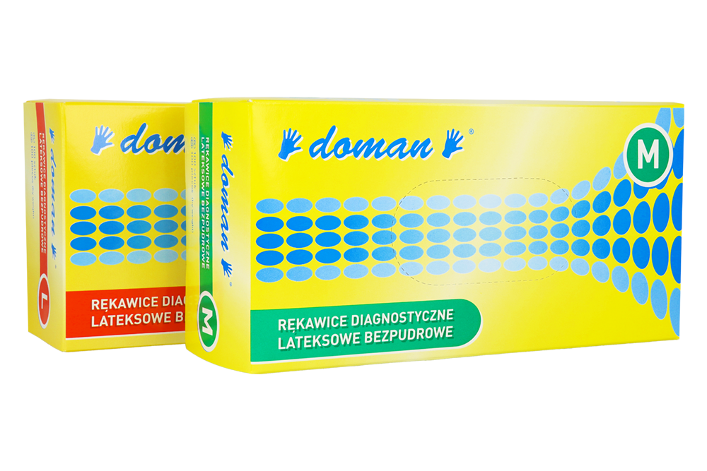 Перчатки латексные неопудренные, 100 шт.