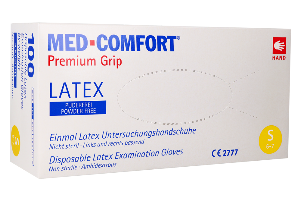Перчатки латексные неопудренные, 100 шт.