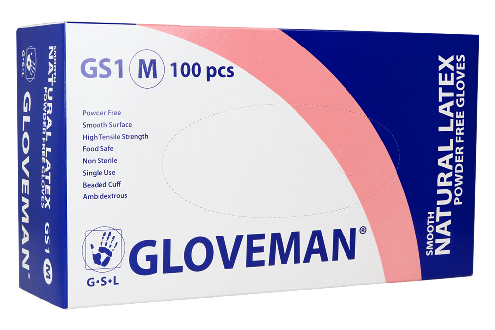 Перчатки латексные неопудренные, 100 шт.