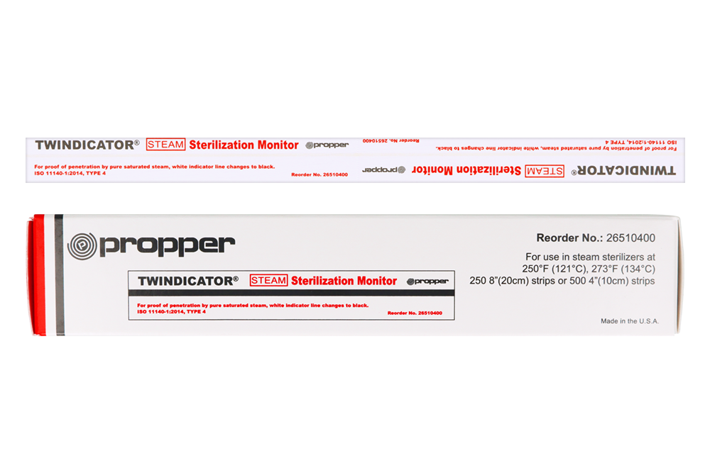 Тесты на стерилизацию Propper Twind, класс 4, 2 х 250 шт.