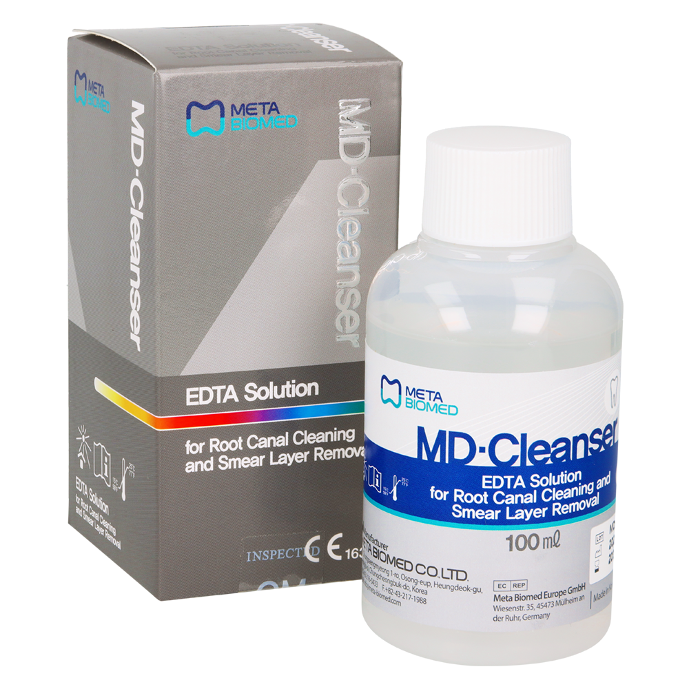 Раствор ЭДТА MD-Cleanser, 100 мл, 17% ЭДТА, Meta Biomed