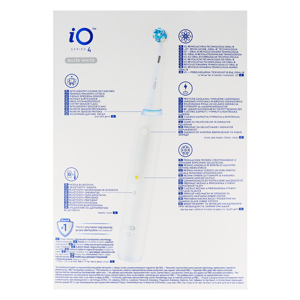 Электрическая зубная щетка iO Series 4 Oral-B