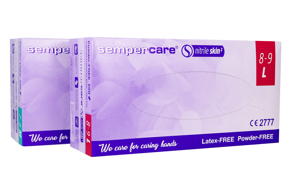 Нитриловые перчатки Sempercare 200 шт.