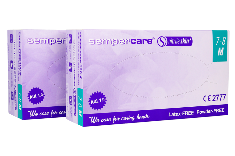 Нитриловые перчатки Sempercare 200 шт.