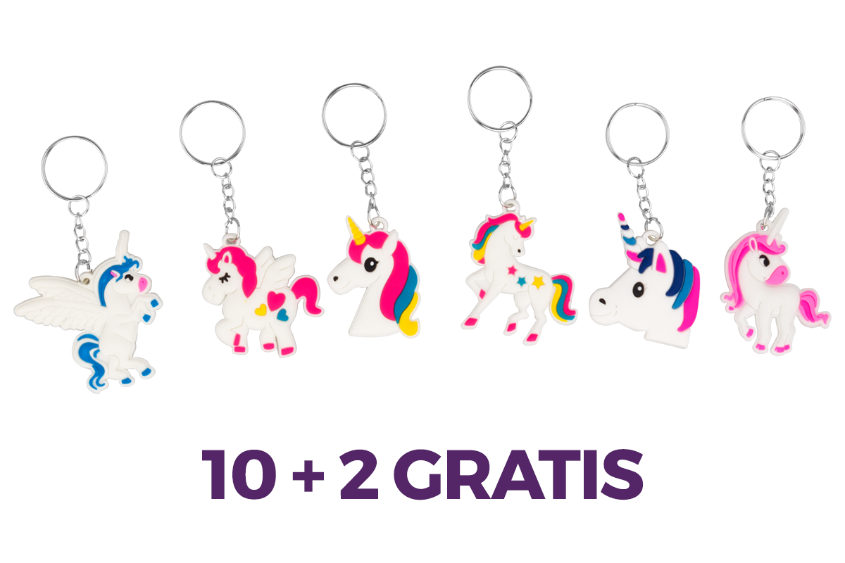Игрушка — брелок единорог 10 + 2 в подарок