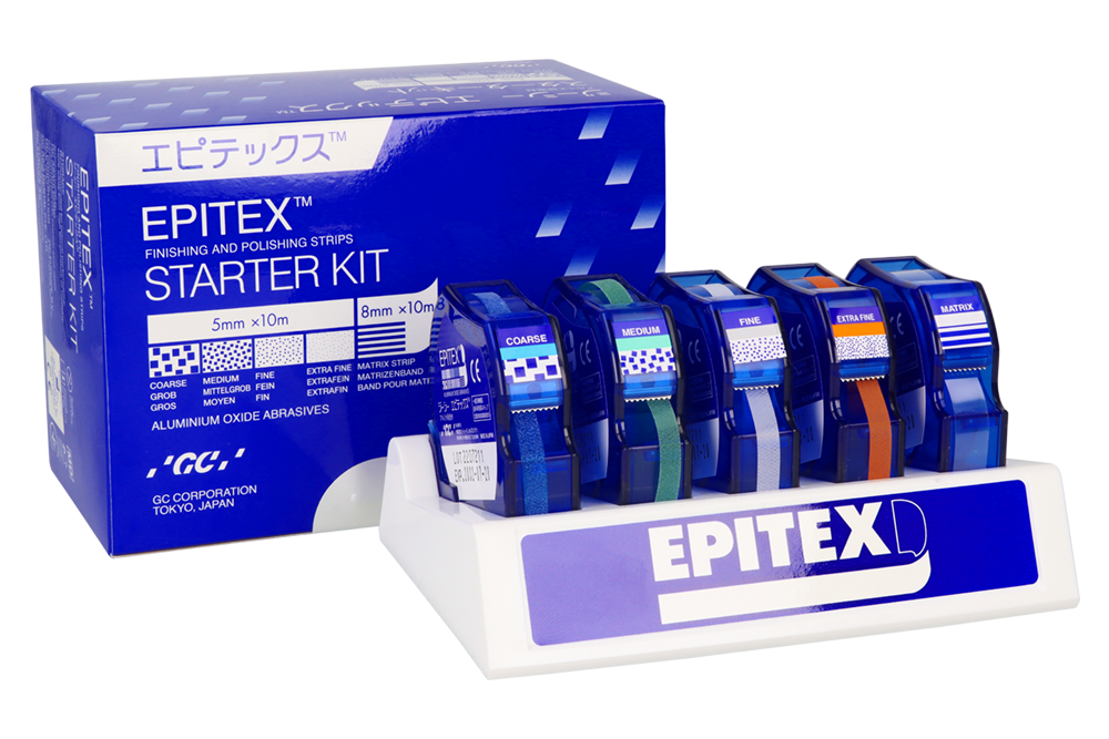 Epitex-полиэфирная абразивная лента 10 м x 5 шт.  - Starter Kit GC