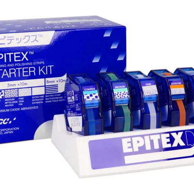 Epitex-полиэфирная абразивная лента 10 м x 5 шт.  - Starter Kit GC