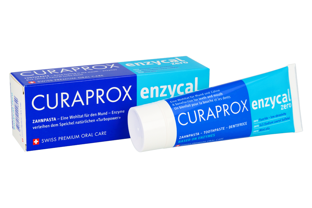 Паста Enzycal Zero 75 мл Curaprox