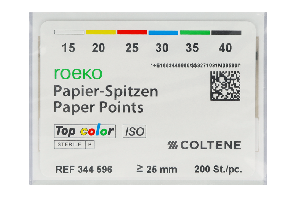 Бумажные штифты Roeko 2% Coltene