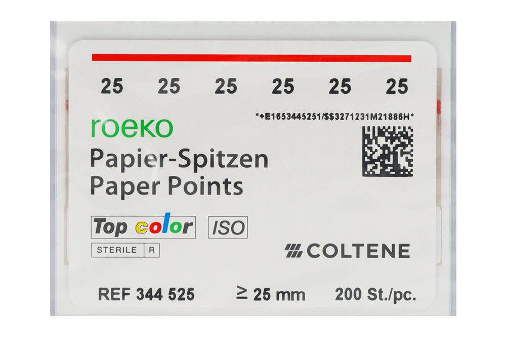 Бумажные штифты Roeko 2% Coltene