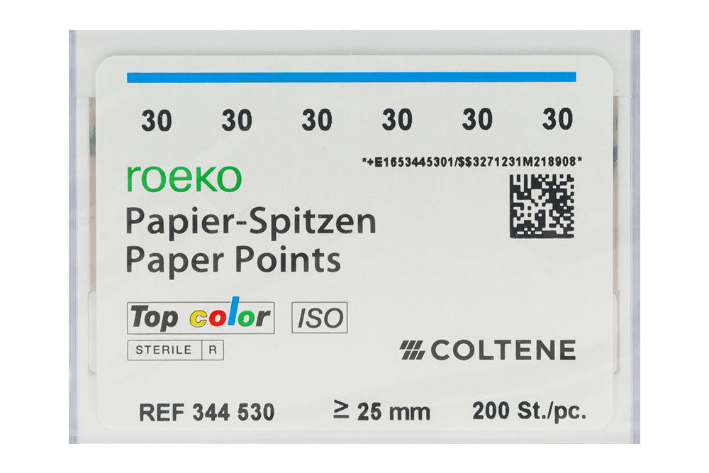 Бумажные штифты Roeko 2% Coltene