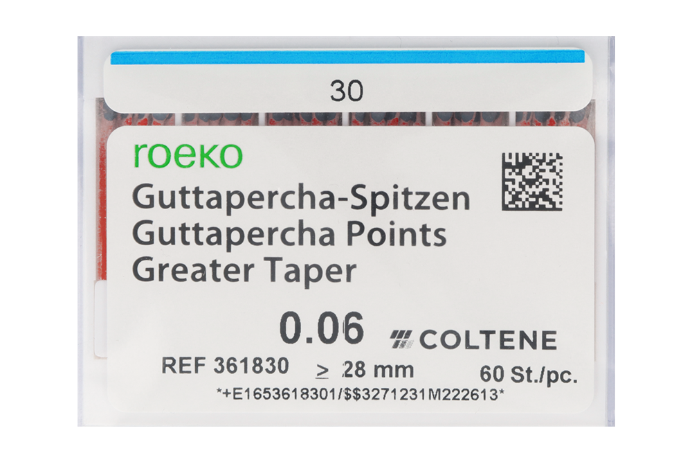 Гвоздика гуттаперча Roeko 6% Coltene