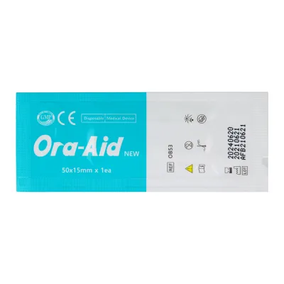 Самоклеящаяся интраоральная повязка 20 шт. Ora-Aid — фото 5