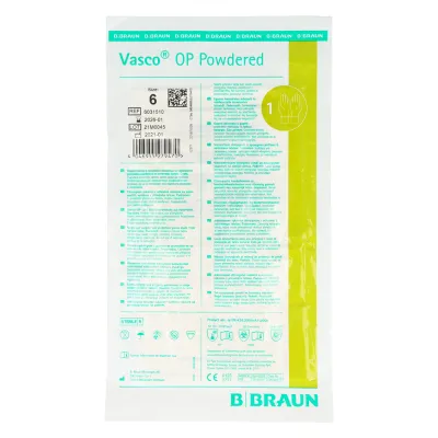 Стерильные хирургические перчатки с порошковым покрытием B. Braun — фото 2