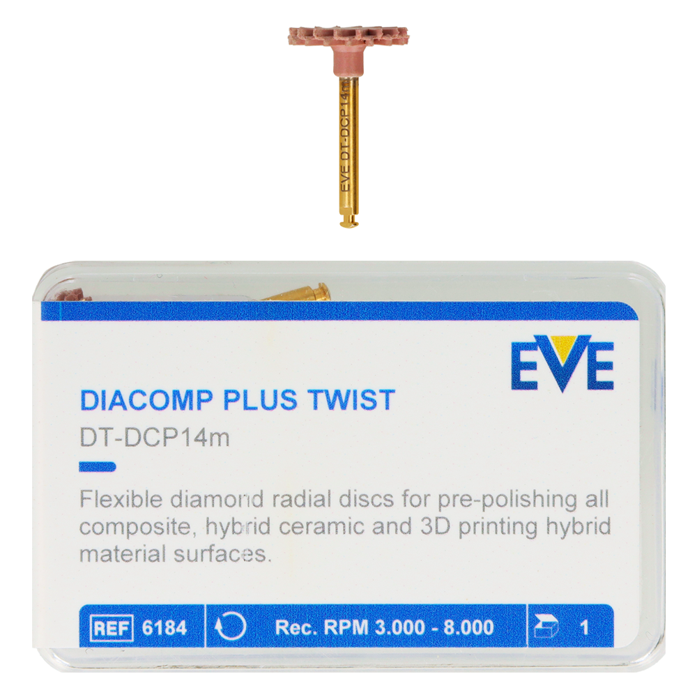 Алмазные ластики Diacomp Plus Twist 1 шт.