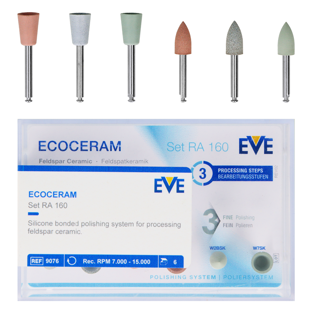 Силиконовые ластики Ecoceram 6 шт. EVE.
