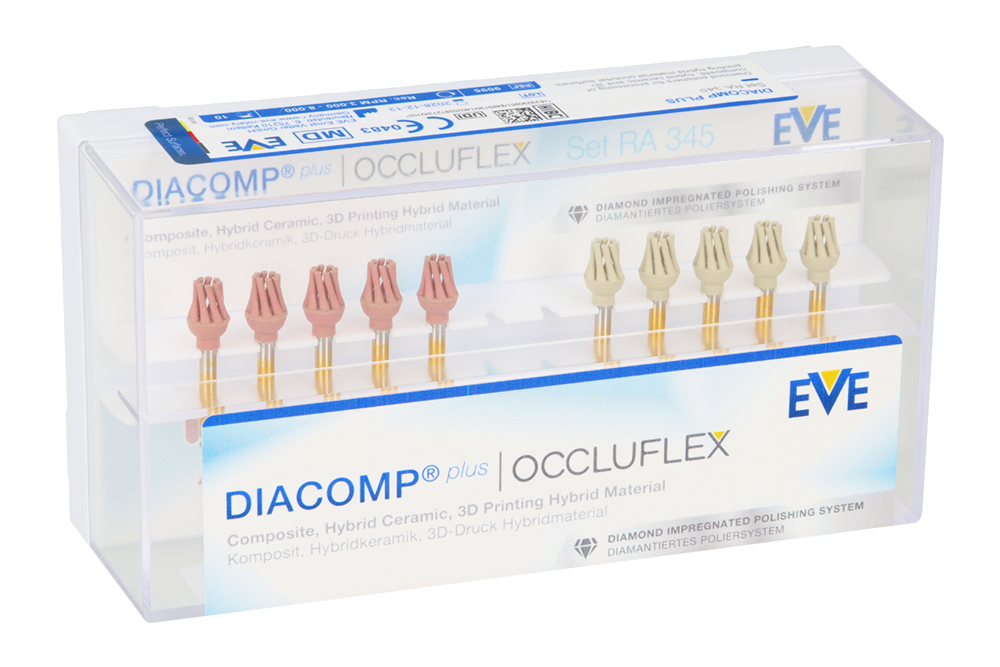 Алмазные ластики Diacomp plus Occluflex 10 шт. КАНУН