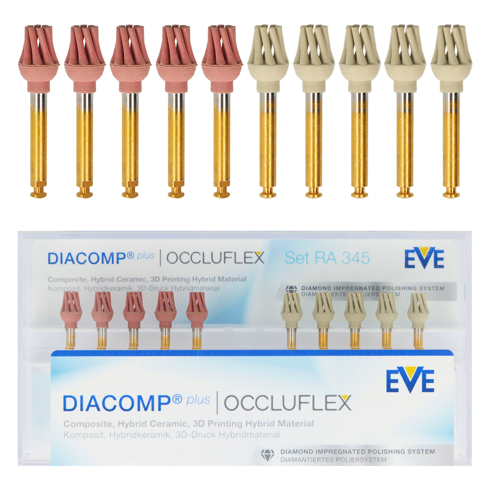 Алмазные ластики Diacomp plus Occluflex 10 шт. КАНУН